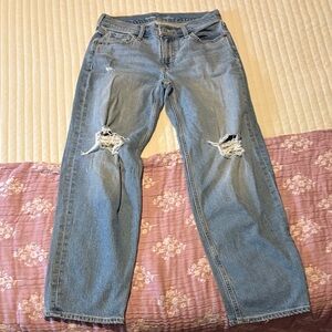 Old Navy Women's Boyfriend Jeans - Light Blue